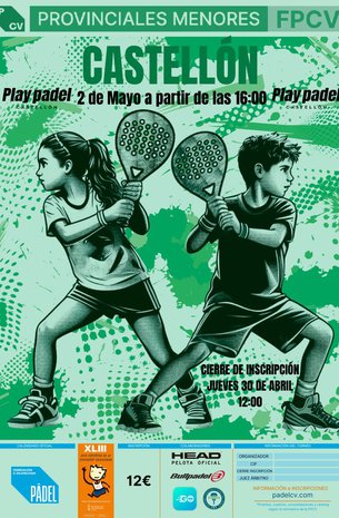 PROVINCIAL DE MENORES PLAY PADEL CASTELLON